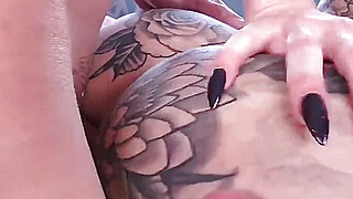 TranssexualAngel - Tattooed Hottie Luna Love Gets her Big Ass Rammed