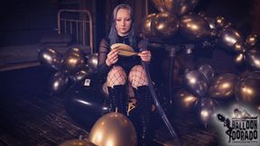 Emily silver and golden pump to pops 4K UHD Version