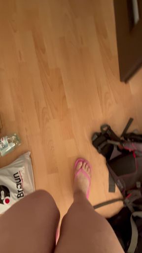 POV: Sounds of Flip-flops Walking