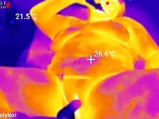 1st BBC Sex Machine Screw: Oiled Up big beautiful woman Cums Hard on Your Huge Schlong, 15 Min Ride and Cum Countdown, POV Thermal (4K Landscape)