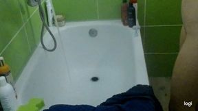 I am taking long bath with hair washing relaxing mp4