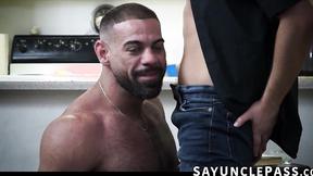 ”Ricky Larkin invites adorable transgender Luke Hudson for a nice evening fuck”