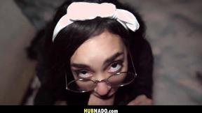 ”Slutty dorm hottie picked up for some laundry room fuck - Capri Lmonde”