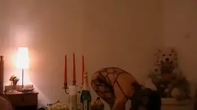Dasha in gal wore whole body stockings in the homemade porn
