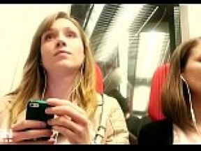 Blind reaction teen bulge flash -
