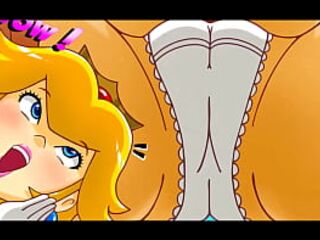 princess peach daisy & rosalina Giga Harlots adventures