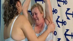 Shave stepmom's armpits for tickling WMV