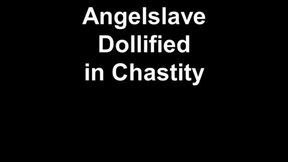 Angel Dollified in Chastity and Hogtied