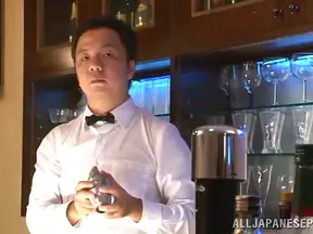 Japanese Sweetie Gets Double Fucked by Two Lucky Guys Hard