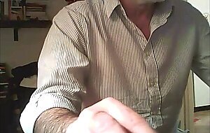 Mature Amateur Bear Daddy Cums