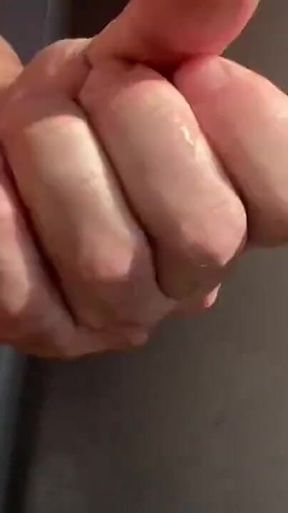 Close-up Cock Xiscoxx Releasing Milk