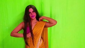 Indian housewife's ravaged raw by lensman during a sari photo shoot.