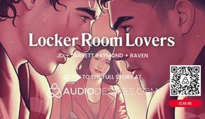 asmr audio porn bisexual mmf locker room threesome fuck  voyeur kissing