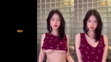 Thai girl flashes her tight pussy after asking will you fuck this doll