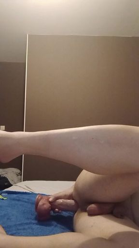 Sissy slut fucked by a huge dildo