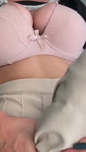 Maid Stepmother was Caught by Her Stepson while Masturbating and Cleaning House   Clip 1