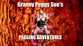 Granny Peggy Sue Hardrock's Pegging & Fucking Orgasms