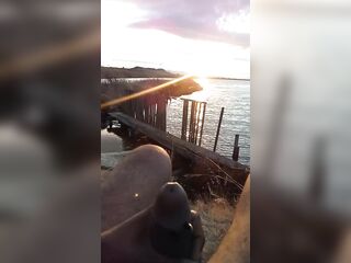 POV: We Are Outside During ???? Sunset, YOU Turn Around And Get Ready To Suck ???????? My Weenie