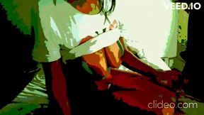 Big Black Pole devours innocent anime babe