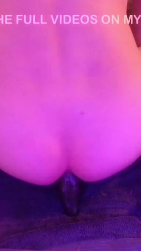 Riding cuCUMber for a huge Belly Bulge!   Clip 1