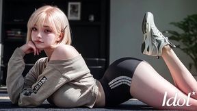 cute asian girl next door lets me cum in all three holes [ai]