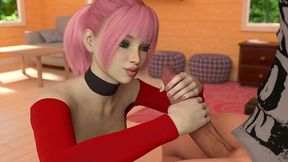 helping the hotties 46 – stacy walks in while belle jerks off alex