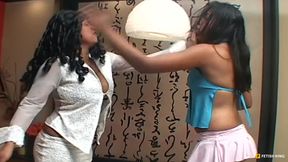 Lets Fight Bitch! Lesbian Fight Domination