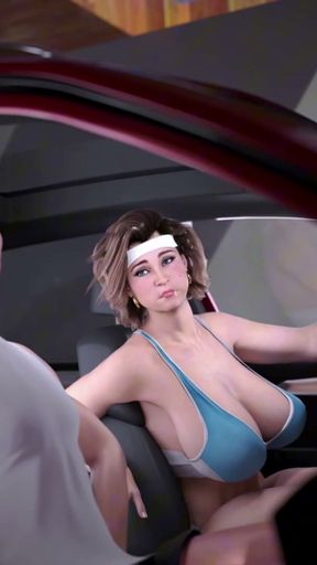Milf Viciously Sucks a Huge Cock and Receives a Huge Cumshot  - Apocalust Chapter 09 01   Clip 3