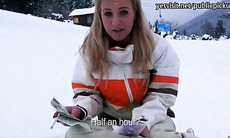 Eurobabe Nathaly Teges drilled with stranger in exchange for cash