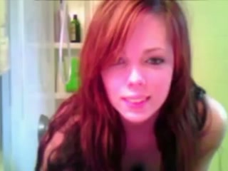Ardent pallid chick was having fun while stimulating herself in the shower