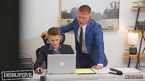 Junior Associate Secretly Bangs Boss In Office After Hours - The Office Gay Parody 2