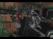 Anuskatzz gets tied up in shibari with cute tattoo girl from Lily Lu for Dirty dreaz BDSM rope play