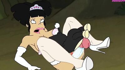 Watch Amy Wong and Nibbler's steamy animated sex adventure in Kenyan 3D hentai