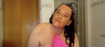 After showering... A moment just for you