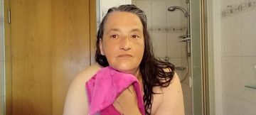 After showering... A moment just for you