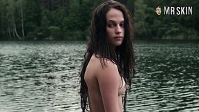 Completely naked Alicia Vikander compilation