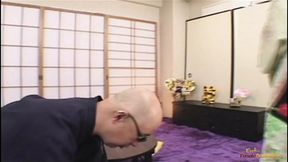 Two guys get to bang Sayuni and Sakun in a foursome
