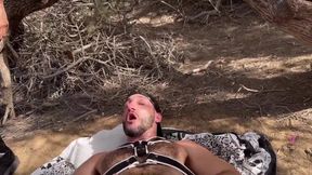 Making off Bareback in the Dunes of Maspalomas