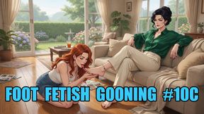 Foot Fetish Gooning #10C: Divine Sole Trance Overload (Animated, Music)