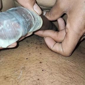 Indian sunni bhabhi fucked hard oily pussy long dildo peniss