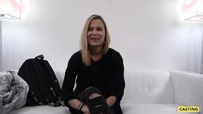 ”Stunning VIRGIN Lesbian Tries Meat for First Time!”