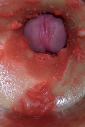 Camera Inside Deep Pussy Captures Huge Ejaculation of Sperm 4K