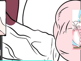 Trans Cutie Hinata Lying Down Taking Thick Ebony Schlong Unfathomable in Her Butt During the time that Her Heavy Hard Shlong Stands Tall