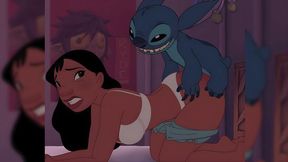 Nani Lilo And Stitch Hentai Nani Pelekai Passionate Anal Sex With Adult Stitch Brunette Beautiful Anal Lovemaking With Animation