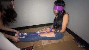 First kiss with bondage from the goddess Sophie Smith. Part 2