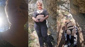 je me promene dans les bois et vois un mec ce branler je le chauffe il me baise