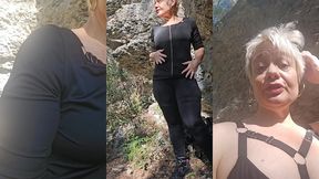 je me promene dans les bois et vois un mec ce branler je le chauffe il me baise
