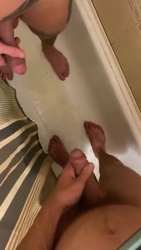 Pee with a Guy on Top of Each Other