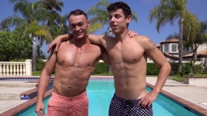 Sean Cody: Jayce amongst Kaleb Stryker bareback spanking