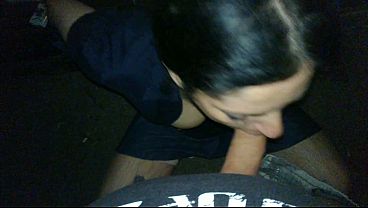 Very attractive amateur milf sucking cock and take facial